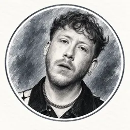 Portrait dessiné d’Eddy de Pretto