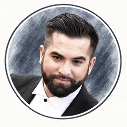 Portrait dessiné de Kendji Girac